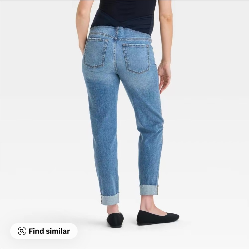 Over Belly High-Rise Straight Maternity Pants - Isabel Maternity